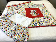 Vintage Bear Baby Crib Blanket Quilt Comforter Set