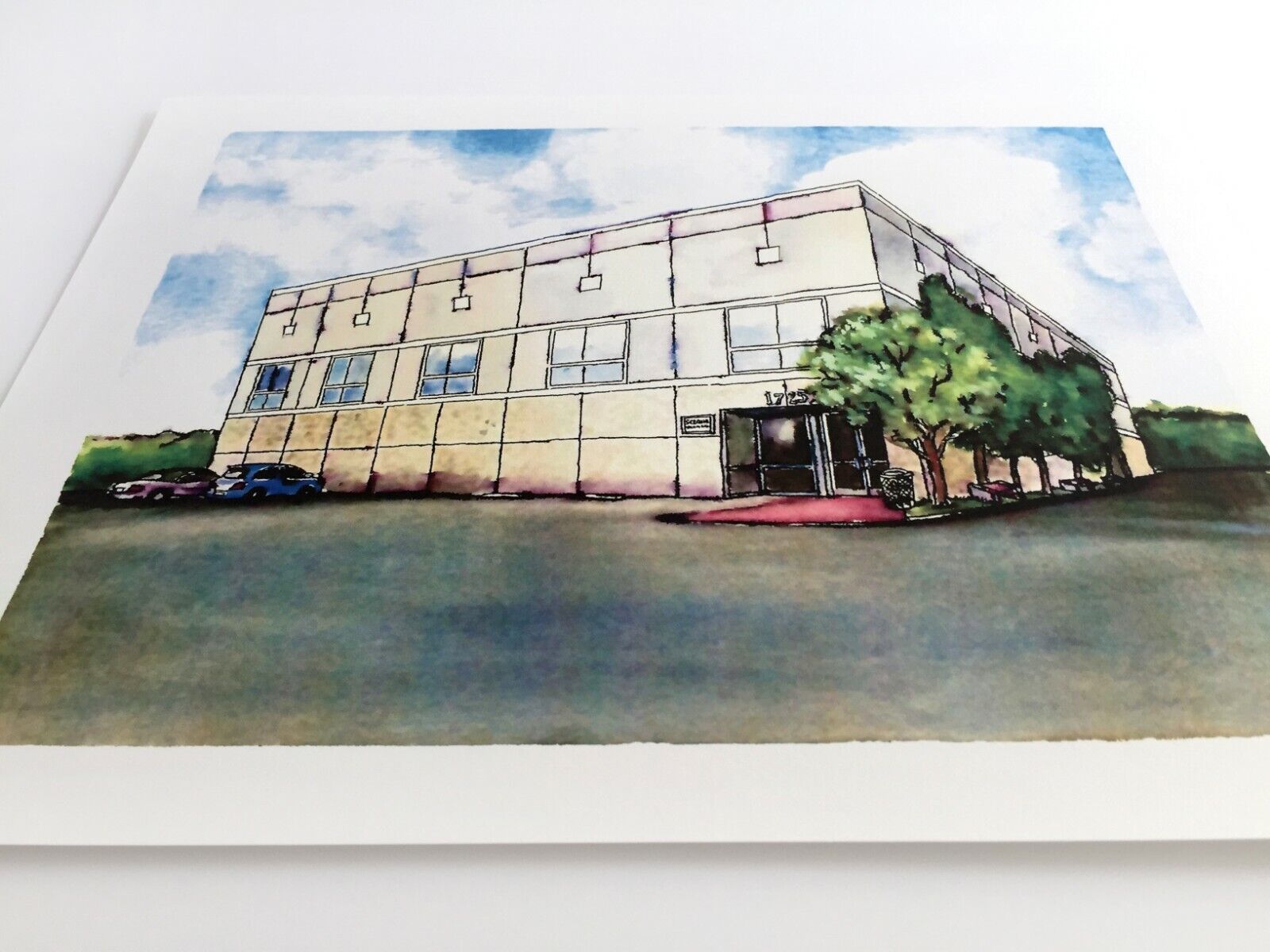 Pam's Famous Dunder Mifflin Watercolor Painting From The Office Is A Lie