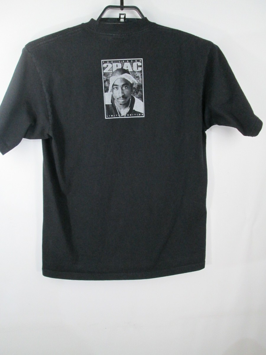 Tupac Shakur 2PAC T Shirt Pro Club Mens Sz L Black Hip Hop Tupac Shakur 2PAC T Shirt Pro Club Mens Sz L Black Hip Hop