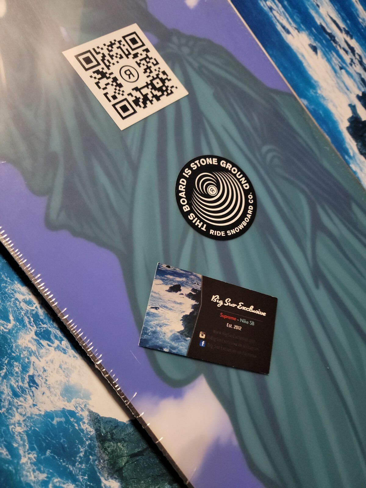 Virgil Abloh x Ride x Russell Winfield Algorythm Snowboard SIZE 161 NEW IN HAND