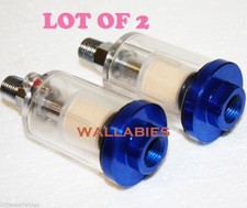 Lot 2 HD 1/4" WATER AND OIL SEPARATOR TRAP AIR COMPRESSOR FILTER TOOL