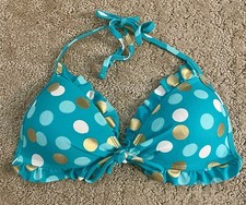 Beach Stop Women's Ladies Bikini Bathing Suit Top Size M