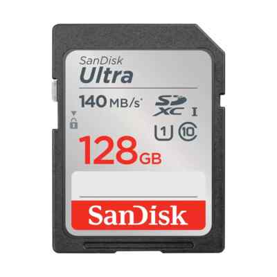 128GB SanDisk Ultra SD Memory Cards SDHC & SDHX Class 10