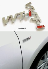 3d Chrome Vvti Emblem Fender Side Badge Metal Sticker Decal Fit Japan Car 3d Chrome Vvti Emblem Fender Side Badge Metal Sticker Decal Fit Japan Car