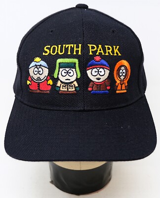 Rare Vintage CAP HOUSE South Park Stan Kenny Kyle Cartman Strapback Hat Cap 90s