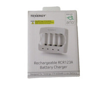 Arlo Certified Tenergy Charger Only for 3.7V RCR123A Li-ion Rechargeable Battery