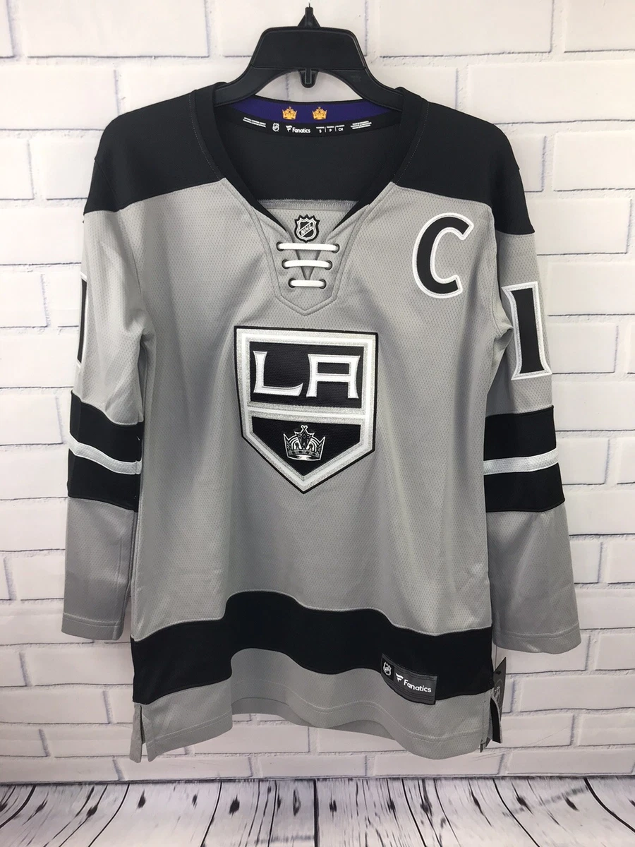 LA Kings NHL Kopitar 11 Hockey Jersey Fanatics Gray Black eBay