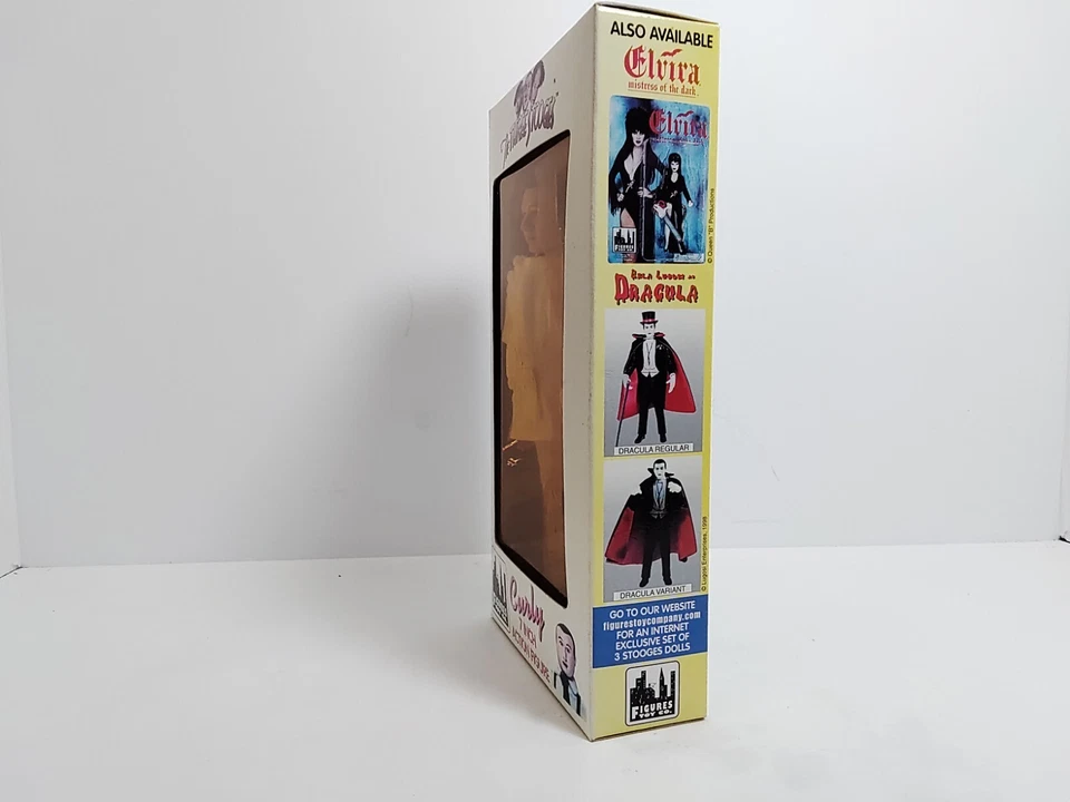 7-дюймовая экшн-фигурка Figures Toy Co. 1999 Curly Of The 3 Stooges As Doctor новая из старых запасов - Изображение 3 из 4