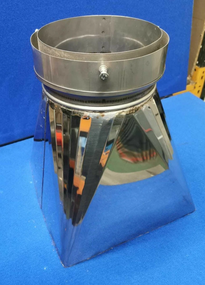 Chimney flue liner stainless steel gather to use with Solid Fuel fires easy  fit | eBay