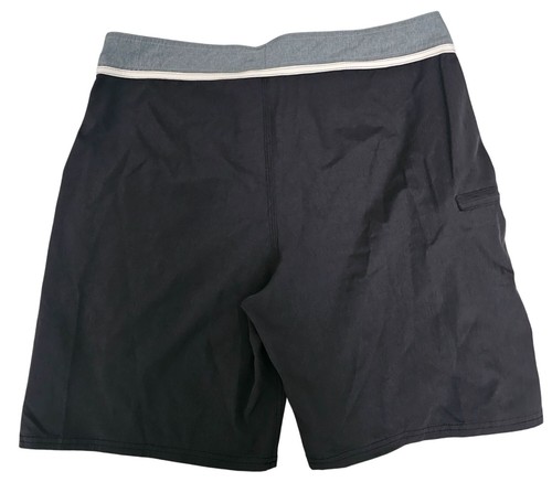 Pantalones Cortos Burnside Para Hombre Negros Doom Rider Logo Cremallera Bolsillo Talla 36 - Imagen 2 de 14