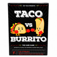 The Card Game Taco vs Burrito For 2 To 4 Play...
