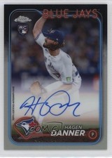 2024 Topps Chrome Rookie Refractor /499 Hagen Danner #RA-HD Auto RC 0v2