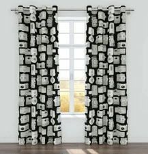 Mainstays Cameras Printed Grommet Curtain Panel 52" x 84",