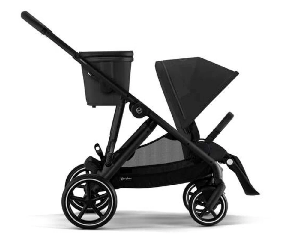 NUEVO - CYBEX Gazelle S 2 Cochecito Individual a Doble - Negro Luna (Marco Negro) Foto 2 de 4