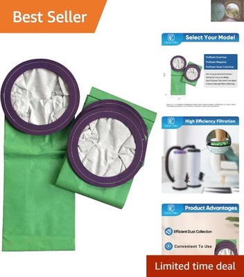 Replacement Vacuum Bags for ProTeam MegaVac & Super CoachVac - 10 qt Capacity