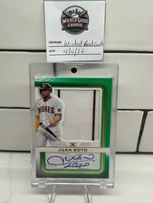 2023 Topps Definitive Collection Juan Soto Patch On Card Auto 1/25 FOTL Padres