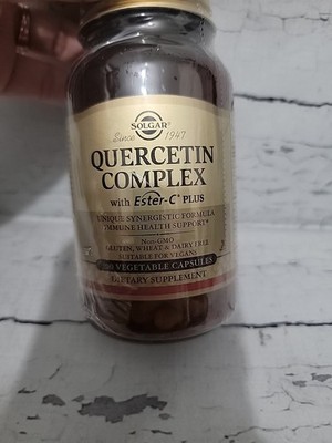 Solgar Quercetin Complex with Ester-C Plus 50 Vegetable Capsules, Immune Support