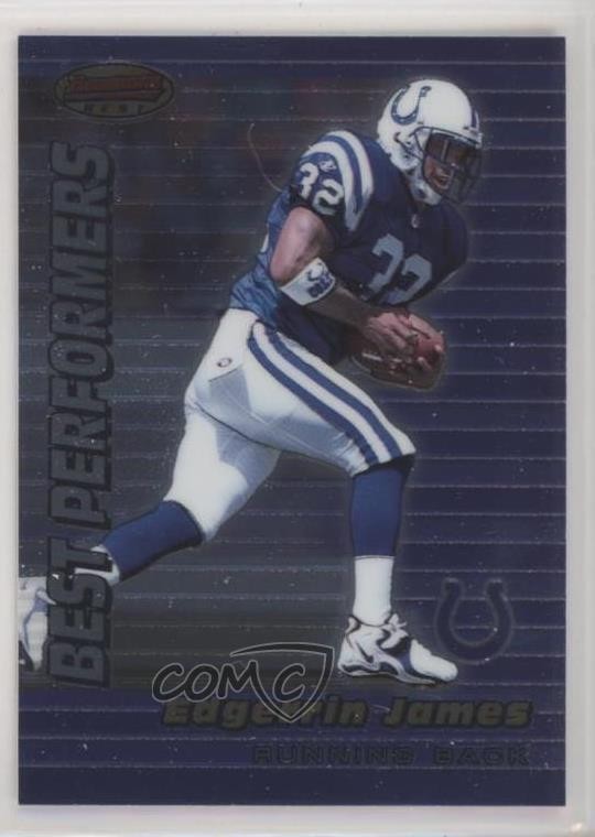 1999 Bowman's Best Best Performers Edgerrin James #98 HOF 0ls