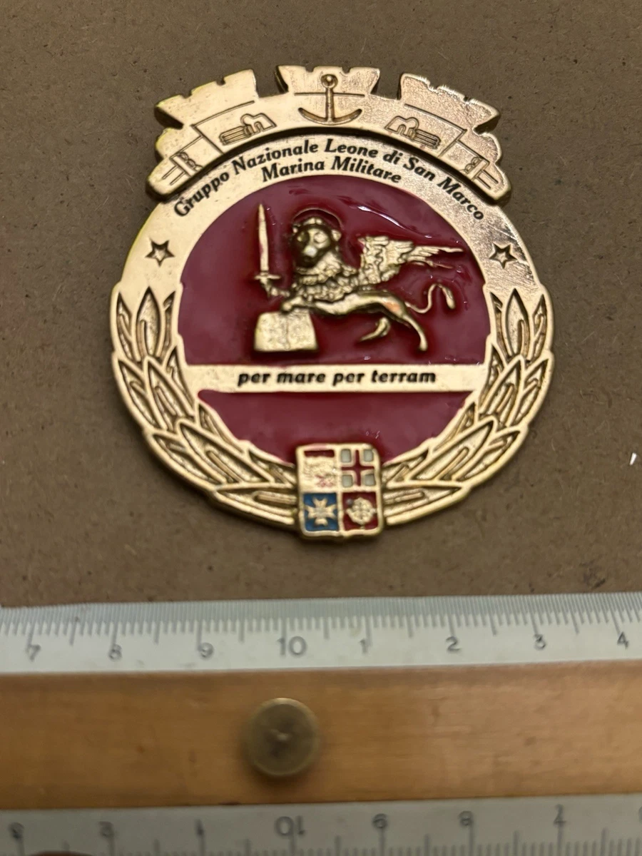 Set 4 Spille Militari In Lega Con Smalto - Medaglie Esercito, Marina, Soldato | Distintivi Da Uniforme Per Collezionisti E Regali Patriottici - 5
