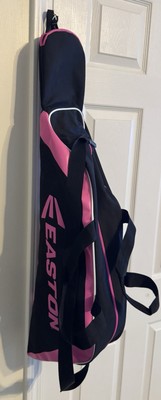 Used Easton E100T Tote Bag Baseball Softball Pink/Black Size: 35''L x 7''W x 8.5''H