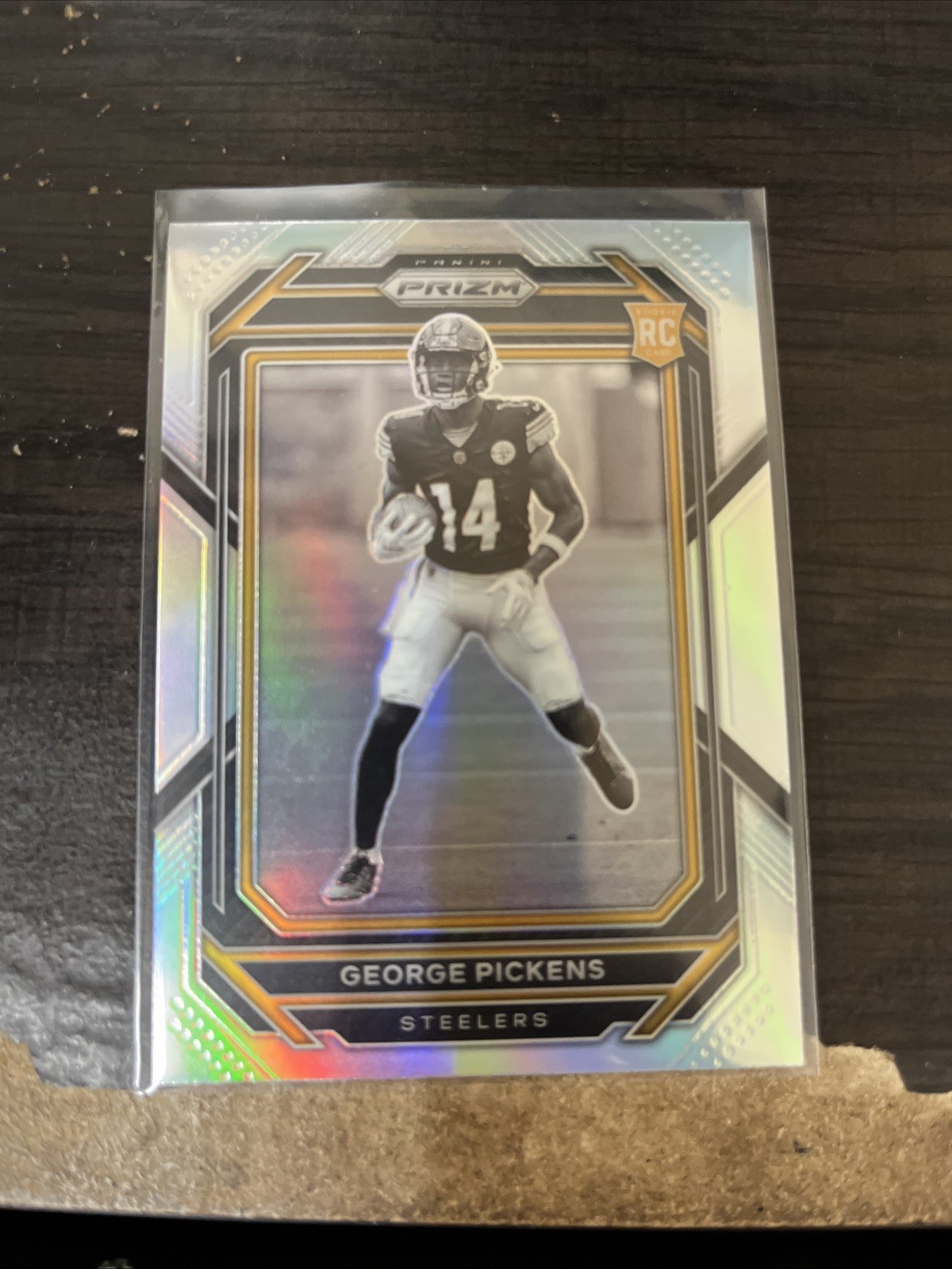 George Pickens 2022 Panini Prizm Variation Silver Prizm Rookie RC #329