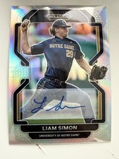 LIAM SIMON 2022 Panini Prizm Draft Picks PRIZM AUTO #PDP166 RC