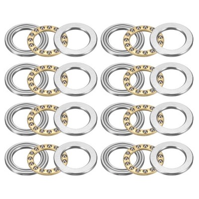 8pcs F12-19M Thrust Ball Bearings 12mmx19mmx5mm Chrome Steel Single Direction