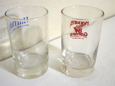 2 vintage Harrah's glasses casino 84 Games Reno Tahoe Small 