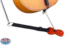 Premium Cello End Pin Holder and Floor Protector   Non-Slip Wooden Spike Stop