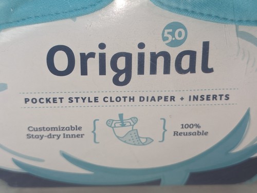 Bumgenius 5.0 Pocket Style Customizable Stay Dry Reusable Cloth Diaper Lot/4 - Picture 6 of 8