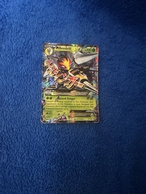 Pokemon Mega Beedrill EX Holo Black Star