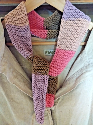 Sommer Sophie Scarf Accessoire 100% Baumwolle Bändchengarn *Spring Fever*
