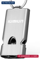 Three-Tube Emergency Loud Whistle,130db Lifeguard Safety Whistle for Outdoor Hi