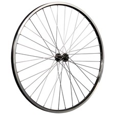 Laufrad 28 Zoll Vorderrad Hohlkammer Felge geöst Shimano Cues QC400 schwarz Disc