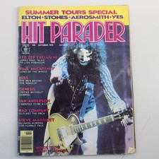 Kiss Oct 1976 Hit Parader Magazine Color Centerfold Concert Poster