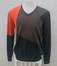 ARMANI EXCHANGE Sweater Size L 100% Virgin Wool Jumper Top