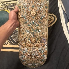 Stick Figure Wonderland Tribal Skateboard Deck