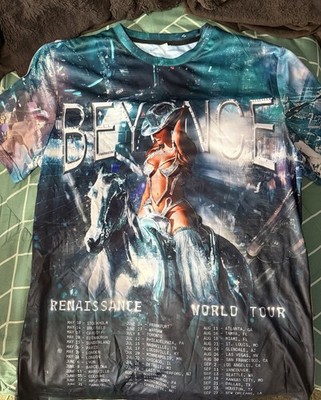 Beyoncé Renaissance World Tour Cowboy Carter T Shirt Size Medium Dry Fit