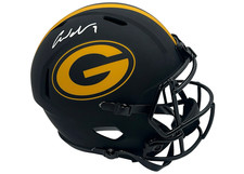 Christian Watson Signed Green Bay Packers Eclipse Full Size Helmet (Beckett)