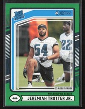 Jeremiah Trotter Jr. 2024 Donruss #334 Press Proof Green Philadelphia Eagles