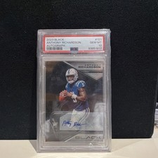 Panini 2023 Black Anthony Richardson #121 PSA 10 Autograph RC /50 Colts