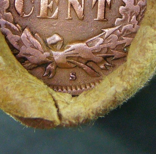 RARE KEY DATE "S" MINT INDIAN HEAD PENNY AND AN UNC. VDB WHEAT PENNY ENDS R-340