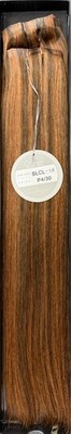 Eve Milano Remy Virgin 100% Human Hair 18'' Seamless Clip-In Extension 8pcs #4/30