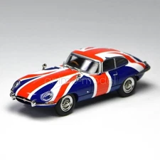 GFCC 1:64 Scale Flag 1961 E-type Hard Top Vintage Sport Diecast Display Gift