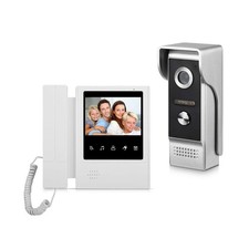 Video Door Phone System, 4.3 Inches Touch Monitor Wired Video Inter... Fast Ship