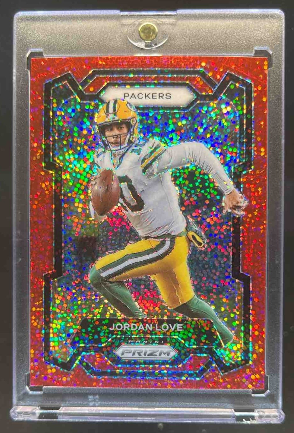 2023 Prizm Jordan Love Red Sparkle #110 Packers
