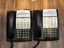 Avaya Partner 18D Series 18D-003 Black with Stands and Handsets Lot of 2