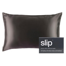 Slip - King Silk Pillowcase Charcoal 51 x 91cm 