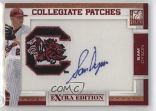2010 Donruss Elite Extra Edition Collegiate Signatures Sam Dyson Patch Auto e6p