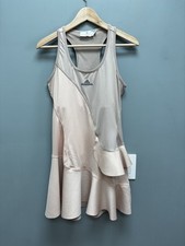 adidas by Stella McCartney Barricade Tennis Dress in Ginger/Soft Powder M